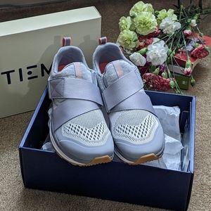 Tiem Slipstream Cycling Shoes, Grey and Orange, Size 7.5